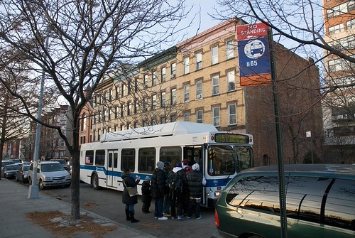 B65 new temporary bus stop